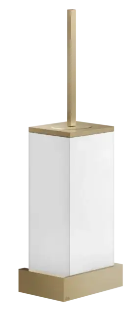 Ёршик Gessi Rettangolo, настенный, цвет White/Warm Bronze Brushed PVD