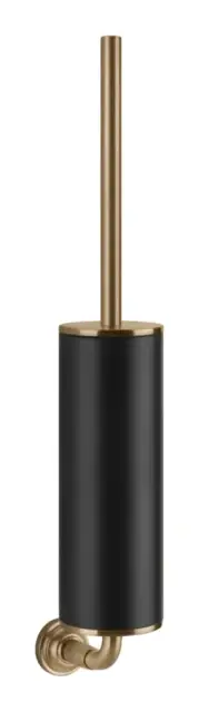 Ёршик Gessi Venti20, настенный, с чёрной колбой, цвет Warm Bronze Br. PVD