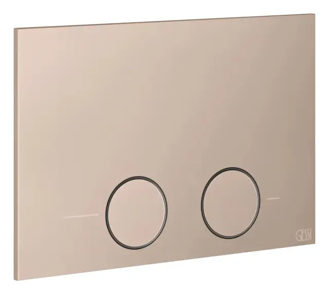 Клавиши смыва Gessi, для унитаза, к инсталляции TECE (TECEProfil, TECEBox), цвет Matte Cipria