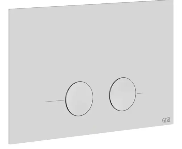 Клавиши смыва Gessi, для унитаза, к инсталляции TECE (TECEProfil, TECEBox), цвет Matte White