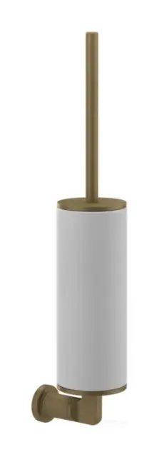 Ёршик Gessi Inciso ⌀76хh475 мм, настенный, цвет White/Antique Brass