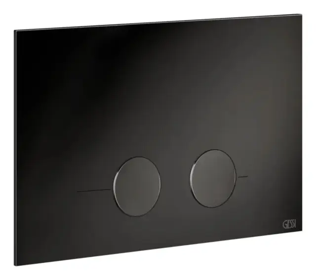Клавиши смыва Gessi, для унитаза, к инсталляции Geberit (Geberit Sigma 8 и Geberit Sigma 12), цвет Black Metal PVD