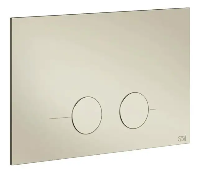 Клавиши смыва Gessi, для унитаза, к инсталляции Geberit (Geberit Sigma 8 и Geberit Sigma 12), цвет Nickel PVD