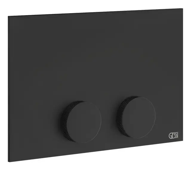 Панель смыва Gessi Anello, для встраиваемого смывного бачка TECE, цвет Matte Black