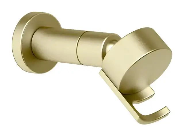 Держатель для душевой лейки Gessi Hi-Fi, поворотный, магнитный, цвет Brass Brushed PVD