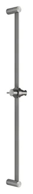 Штанга Gessi316, настенная, h828 мм, цвет Steel Brushed