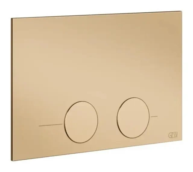 Клавиша смыва Gessi Origini, для инсталляции Tece (TeceProfil, TeceBox), 215х145х5 мм, цвет Warm Bronze PVD