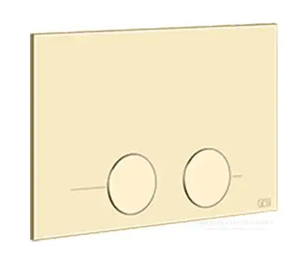 Клавиша смыва Gessi Origini, для инсталляции Tece (TeceProfil, TeceBox), 215х145х5 мм, цвет Brushed Brass PVD