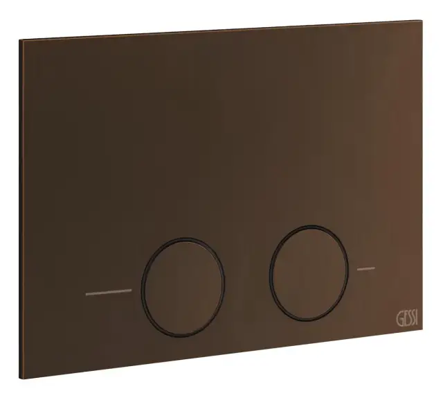Клавиши смыва Gessi, для унитаза, к инсталляции TECE (TECEProfil, TECEBox), цвет Dark Bronze