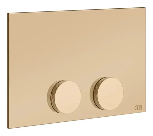 Клавиши смыва Gessi Anello, для TECE, цвет Warm Bronze PVD
