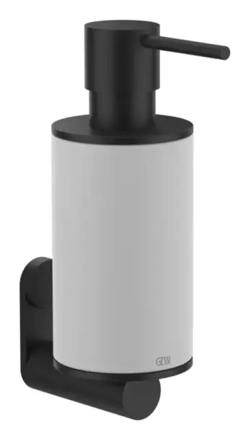 Дозатор Gessi316, настенный, ⌀75хh208 мм, цвет White/Matte Black