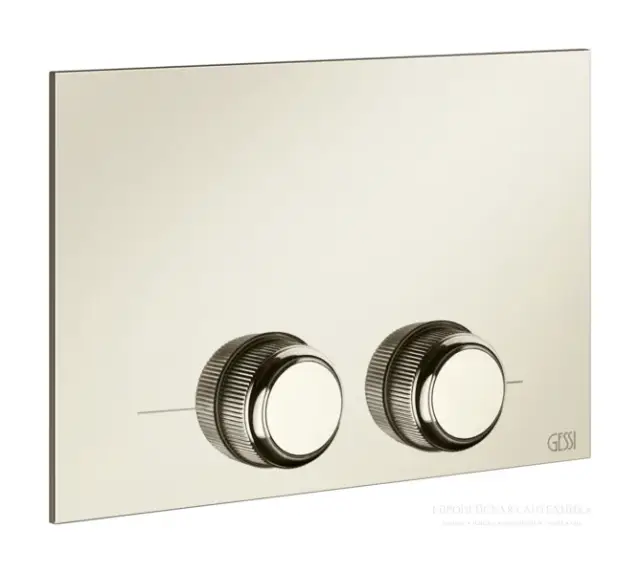 Клавиши смыва Gessi Venti20, для Tece, цвет Nickel PVD