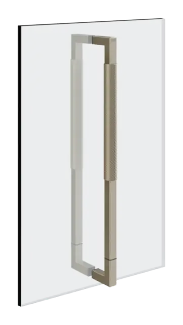 Ручка двери душевого ограждения Gessi Shower G, двойная, 450 мм, цвет Finox Brushed Nickel
