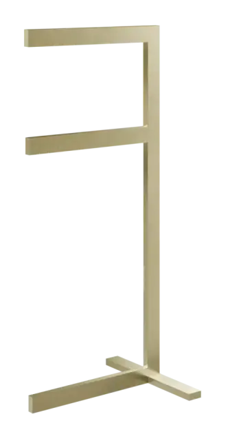 Cтойка-полотенцедержатель Gessi Rettangolo, h800 мм, напольная, цвет Brushed Brass PVD