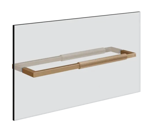 Ручка-полотенцедержатель двухсторонний Gessi Diamantato, 450 мм, цвет Warm Bronze Br. PVD