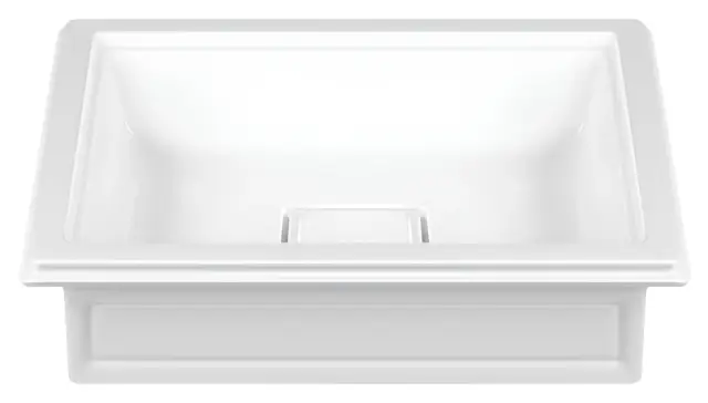 Раковина Gessi Eleganza, 560х420 мм, накладная, без перелива, цвет White