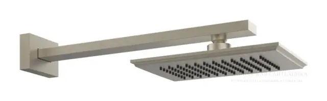 Верхний душ Gessi Eleganza, настенный, 216х140 мм, цвет Finox Brushed Nickel