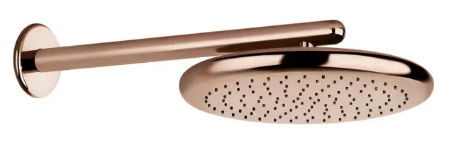 Верхний душ Gessi Goccia, настенный, с защитой от известкового налёта, цвет Copper GHRC