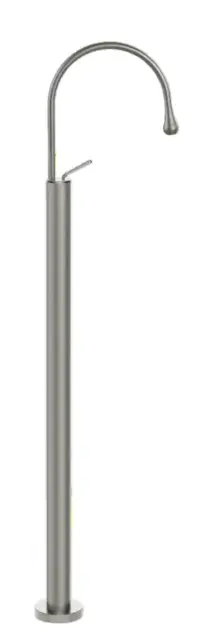 Смеситель для раковины Gessi Goccia, напольный, 313х110 мм, цвет Chrome Brushed