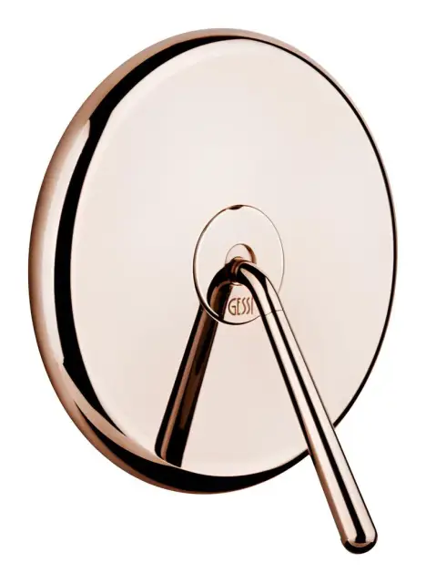 Смеситель Gessi Goccia, настенный, на 1 выход, встраиваемый, цвет Copper GHRC