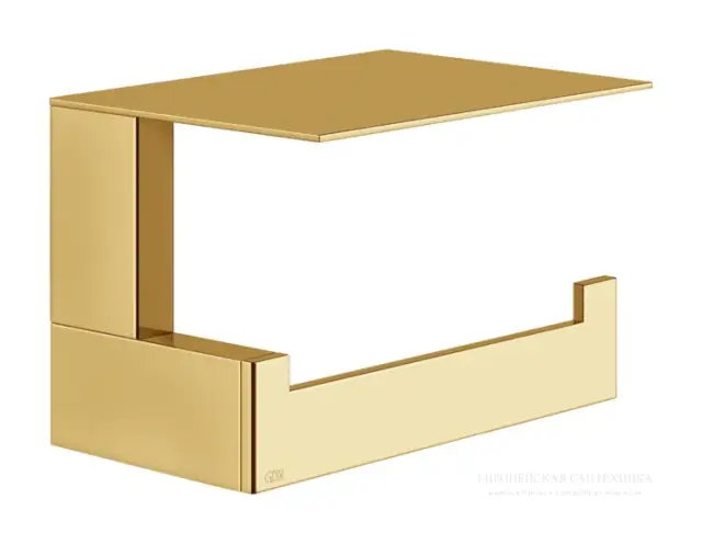 Бумагодержатель настенный Gessi Eleganza, Gold CCP