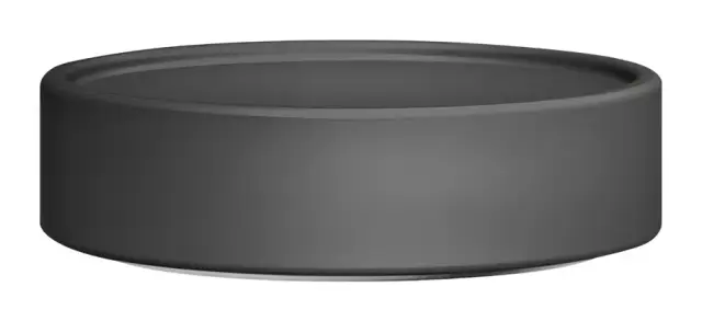 Мыльница Gessi Rilievo, настольная, ⌀115 мм, цвет Black/Chrome