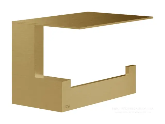 Бумагодержатель Gessi, настенный, с крышкой, 155хh35х100 мм, цвет Gold Brushed CCP