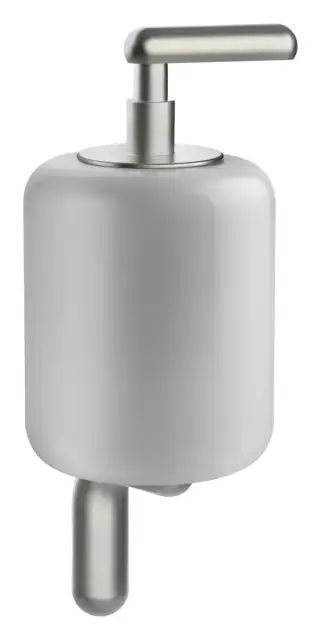 Дозатор Gessi Goccia, настенный, цвет White/Chrome Brushed