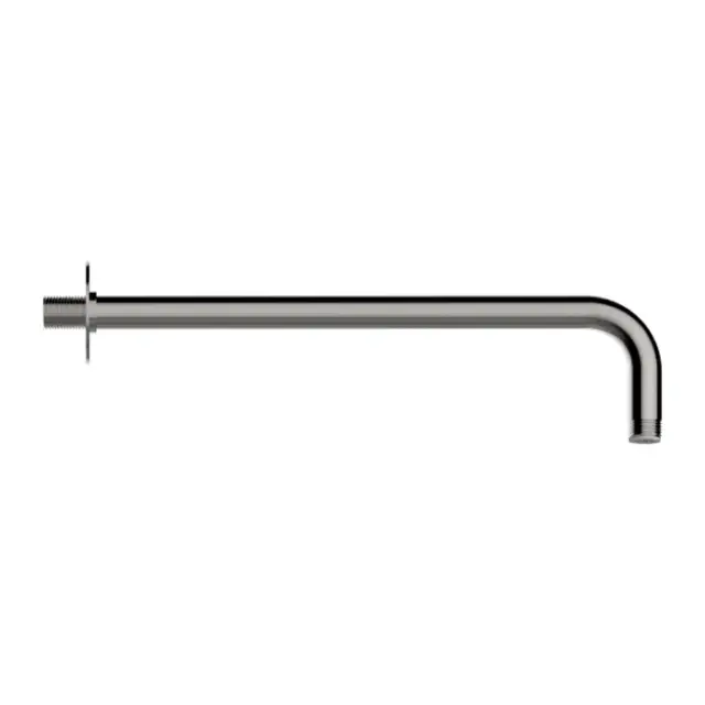 Bossini Nobu Держатель для душа из нерж.стали на 90° Ø 21 х 350 мм 1/2”MM c фланцем, цвет: нержавеющая сталь