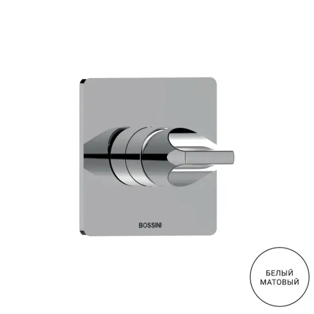 Bossini Apice Смеситель для душа, встраиваемый, цвет: белый матовый