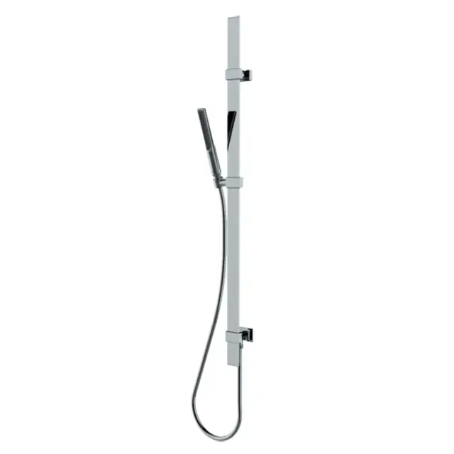 Bossini Apice Душевая штанга FLAT из латуни 110см., душевая лейка ,шланг Cromolux 150см, цвет: хром