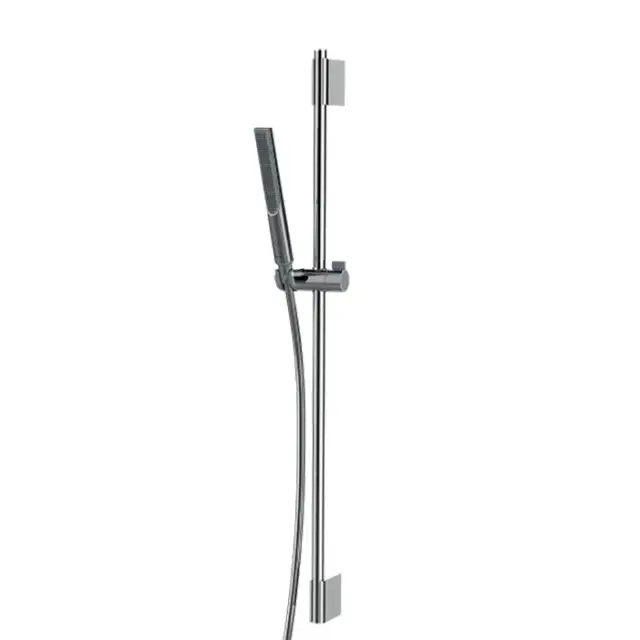 Bossini Apice Комплект для душа с штангой, ручным душем Slim и шлангом 1500 мм., цвет: хром