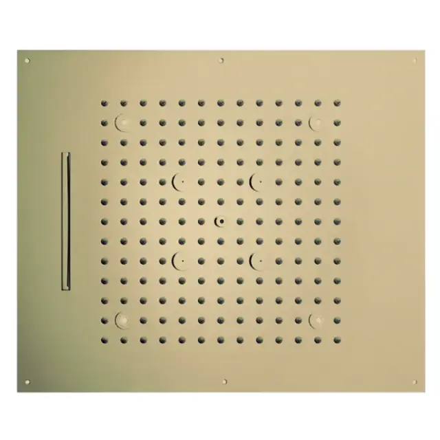 BOSSINI DREAM/3 Верхний душ 570 x 470 мм, 3 режима (дождь, каскад, туман), с 4 LED (белый), блок питания/управления, цвет: античная бронза