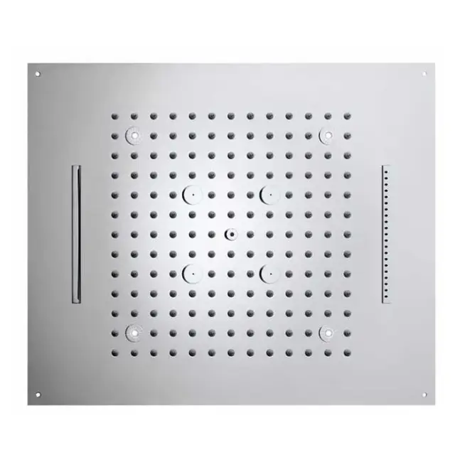 BOSSINI DREAM/4 Верхний душ 570 x 470 мм, 4 режима (дождь, каскад, водопад, туман), с 4 LED (белый), блок питания/управления, цвет: хром
