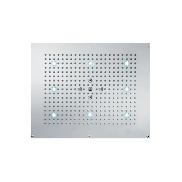 BOSSINI Dream Верхний душ 570 x 470 мм, с 8 LED RGB, 2 режима (дождь, распыление), блок питания/управления, Cromoterapia, цвет: хром