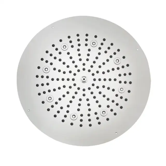 BOSSINI DREAM-OKI Верхний душ Ø 470 мм, с 8 LED RGB, блок питания/управления, Cromoterapia, гибкая подводка,, цвет: хром