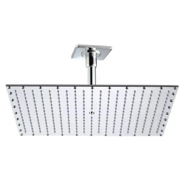 BOSSINI PARIS-RECTANGULAR Верхний душ 500 x 400 мм - потолочный кронштейн 150 мм, цвет: хром
