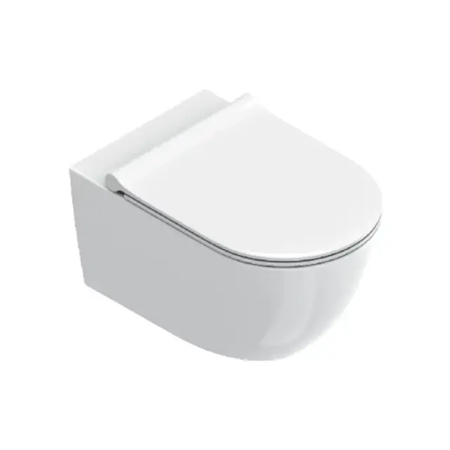 Catalano Sfera Унитаз подвесной 55х35см, безободковый, смыв Tornado, покрытие Cataglaze+, цвет: белый глянцевый