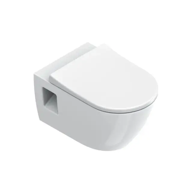 Catalano Sfera Унитаз подвесной 55x35см, безободковый, смыв Tornado, покрытие Cataglaze+, цвет: белый глянцевый