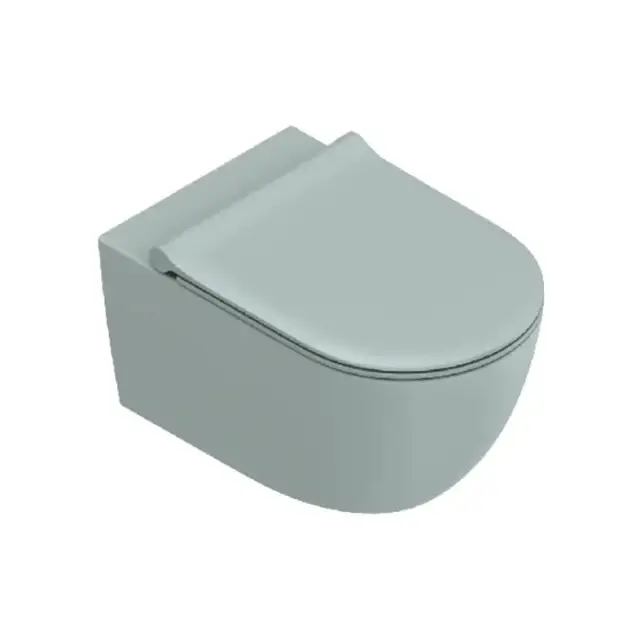 Catalano Sfera Унитаз 55x35см., подвесной, безободковый, Tornado, Cataglaze+, цвет: Acqua satinato