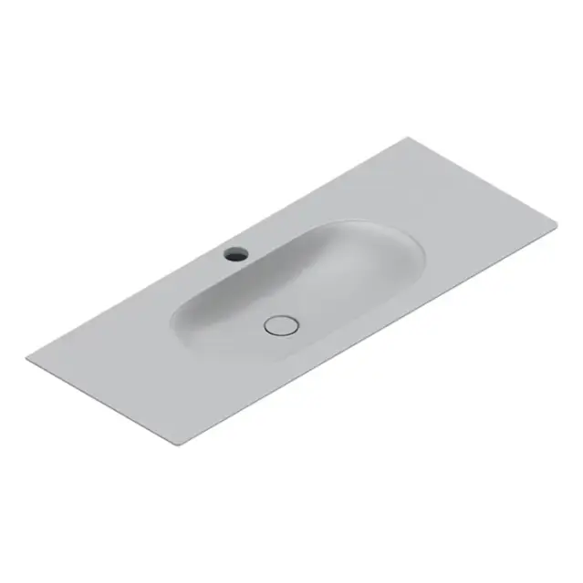 Catalano Sfera Раковина консоль 125x50см, с 1 отв., цвет: Cemento Satinato