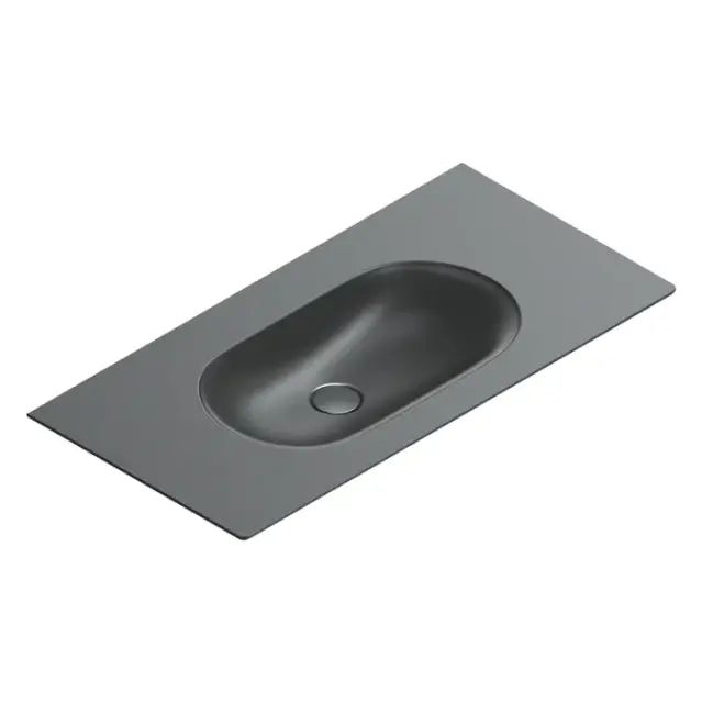 Catalano Sfera Раковина консоль 100x50см, без отв., цвет: черный матовый