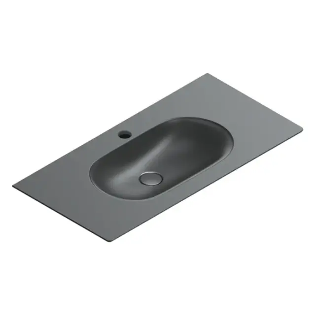Catalano Sfera Раковина консоль 100x50см, с 1 отв., цвет: черный матовый