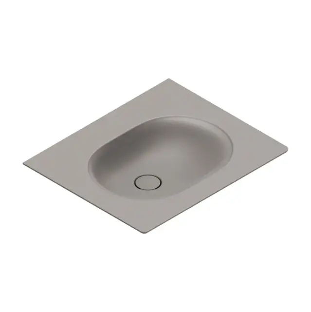 Catalano Sfera Раковина консоль 60x50см, без отв., цвет: Tortora Satinato