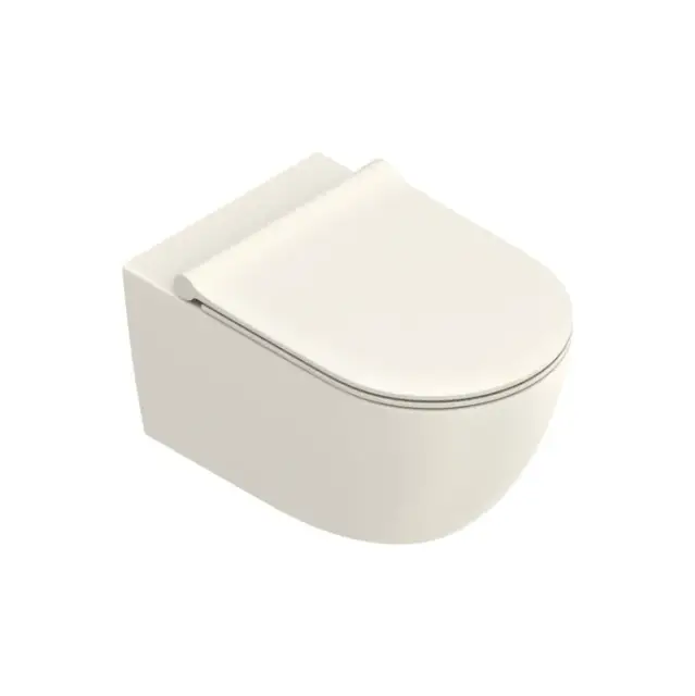 Catalano Sfera Унитаз подвесной 55x35см, безободковый, смыв Tornado, покрытие Twinglaze+, цвет: Lino Satinato