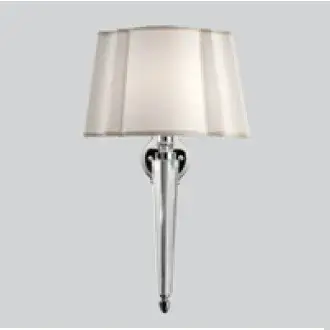 Devon&Devon Crystal Светильник настенный с абажуром 31x23xh51,5cм, IP20, фурнитура: хром