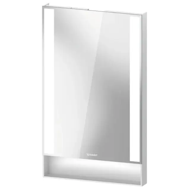 Duravit Qatego Зеркало 45х65cм., с подсветкой, цвет: белый матовый
