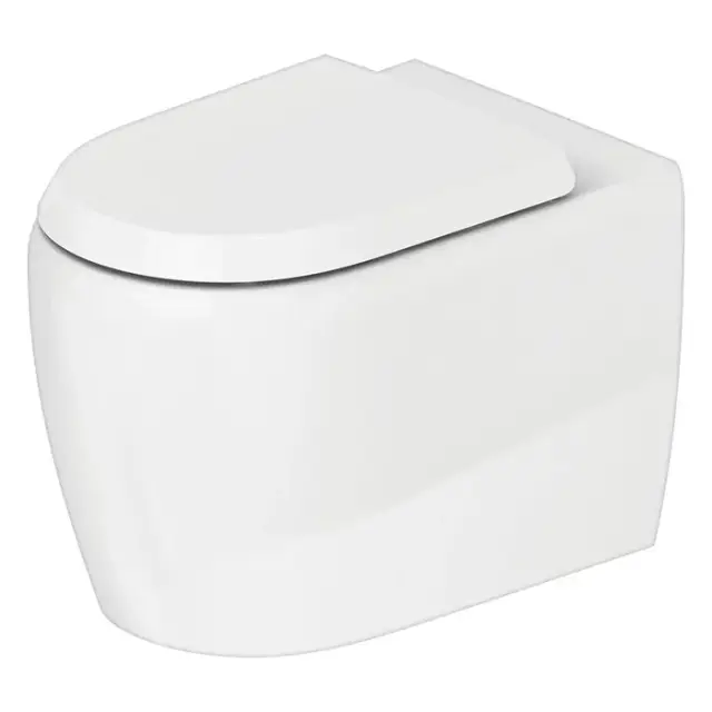 Duravit Qatego Унитаз 39х60см., напольный, безободковый, HygieneGlaze , цвет: белый