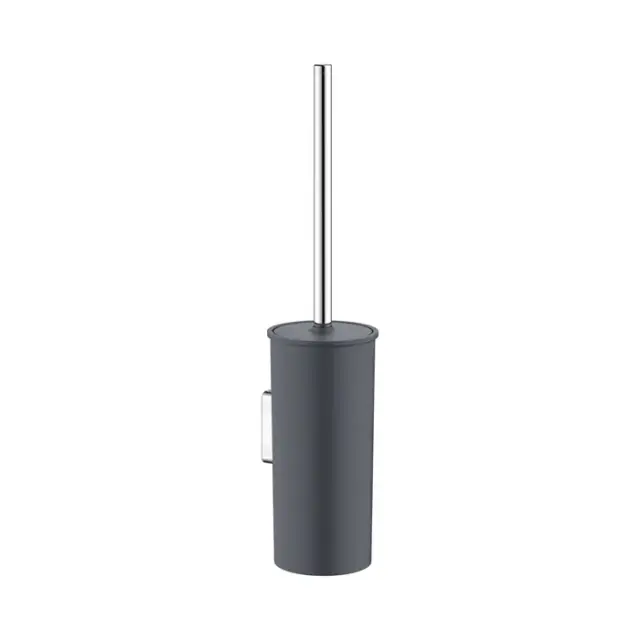 Keuco Collection Moll Туалетный ёршик, подвесной, c крышкой, цвет: хром/anthracite