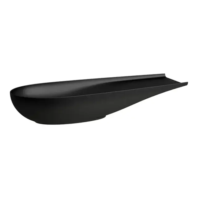 Laufen Alessi One Раковина-чаша 100х38х17см., без отв., без перелива, с покр. LCC, цвет: черный матовый